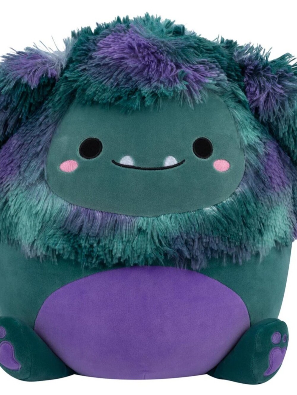 JT The Teal And Purple Big Foot Squishmallow 10-inches NWT